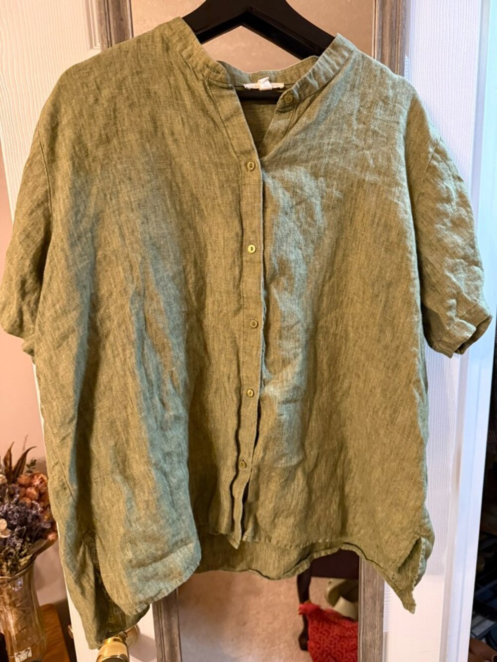 Eileen Fisher Linen Button Down